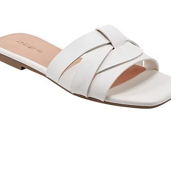 Indigo Rd. Shoes - Indigo Rd. Womens Flyta Slide White‎ Summer Sandals Shoes size 8.5